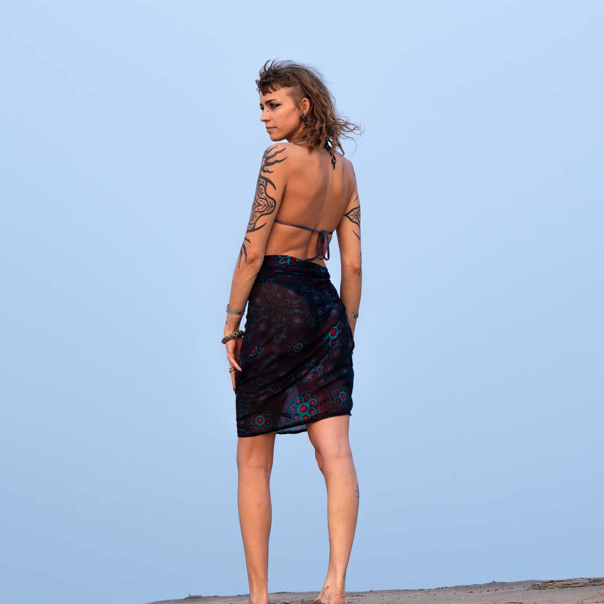 rave swimwear bikini bottom detail beach setting