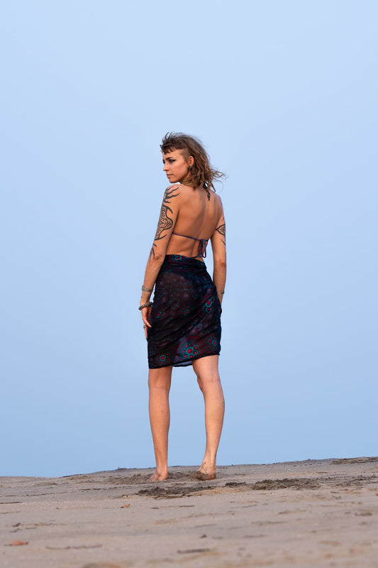 rave swimwear bikini bottom detail beach setting