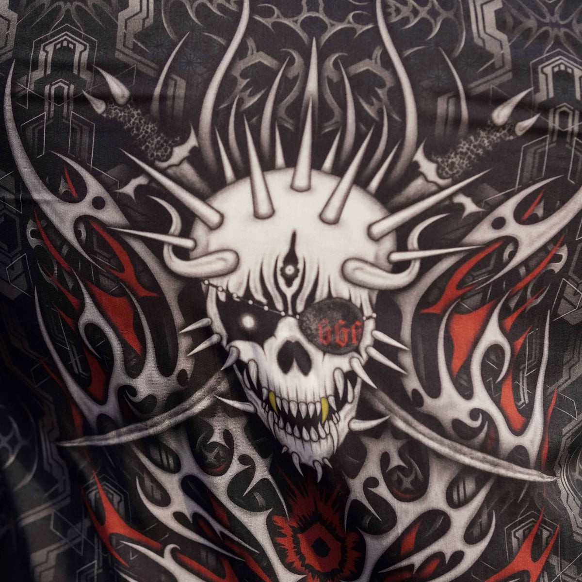 PIRATES OF CHAPORA| Men's Bamboo Shirts | Gothic Skull Print Shirt