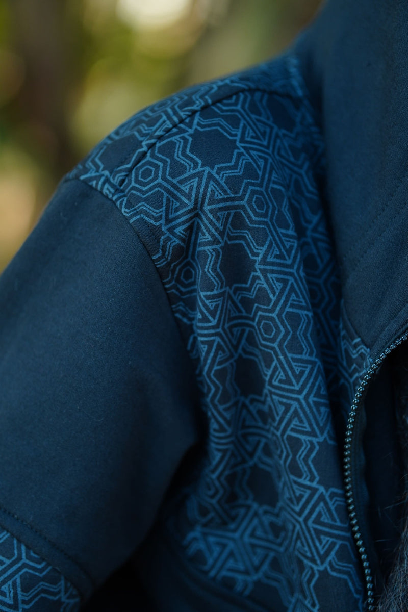 Pythagoras - Cotton Fleece Hoodies for Men with Psychedelic Print