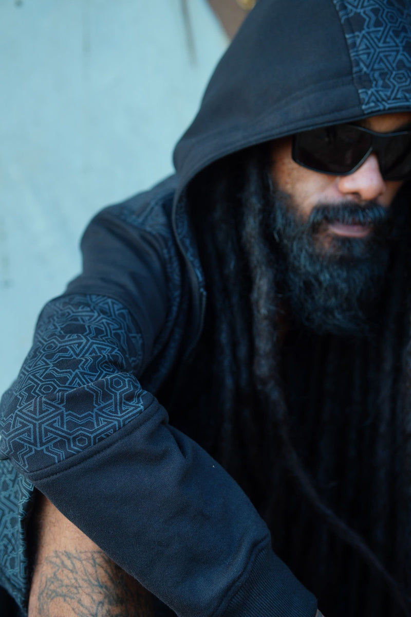 Pythagoras - Cotton Fleece Hoodies for Men with Psychedelic Print