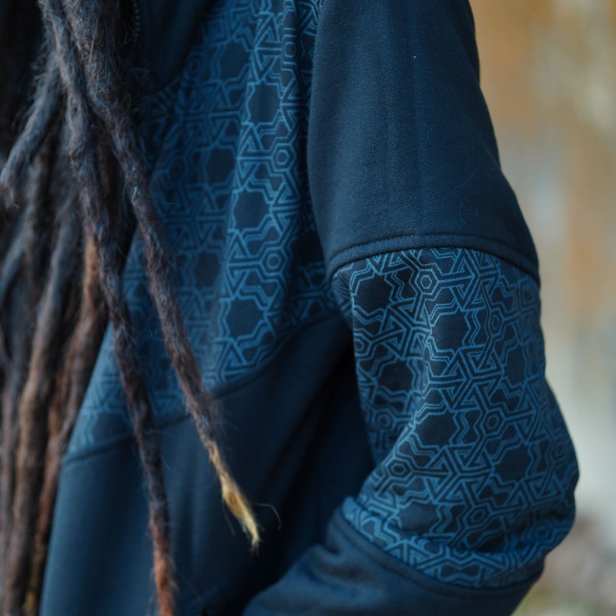 Pythagoras - Cotton Fleece Hoodies for Men with Psychedelic Print