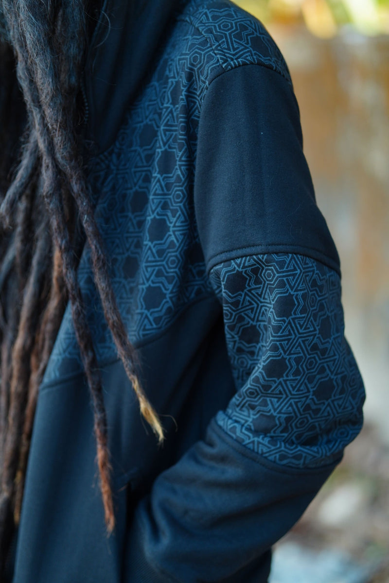 Pythagoras - Cotton Fleece Hoodies for Men with Psychedelic Print