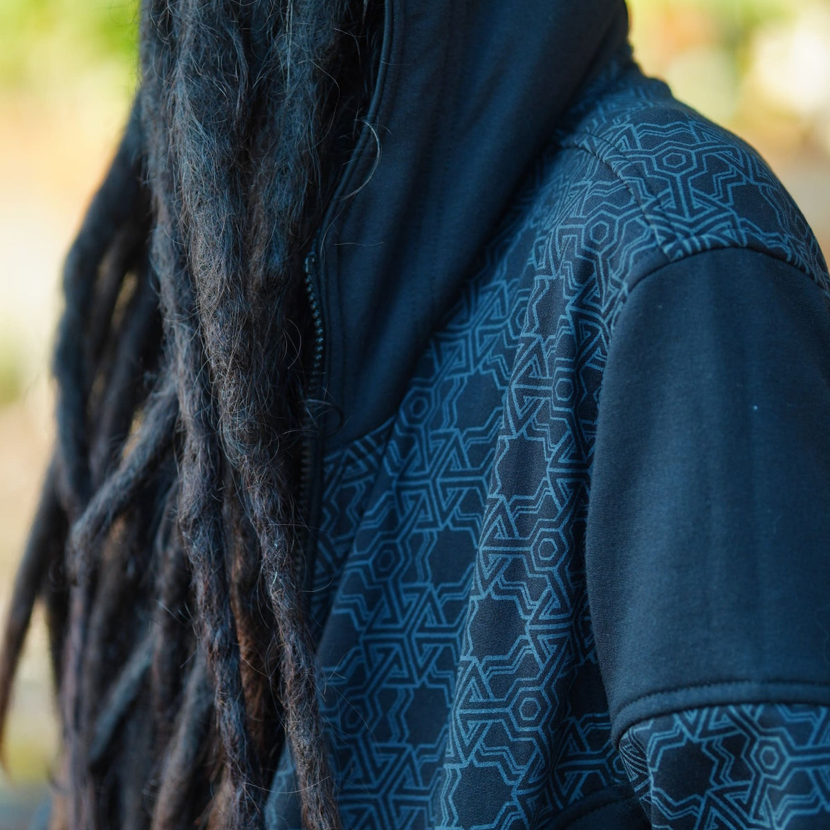 Pythagoras - Cotton Fleece Hoodies for Men with Psychedelic Print