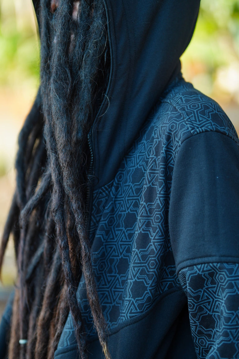 Pythagoras - Cotton Fleece Hoodies for Men with Psychedelic Print