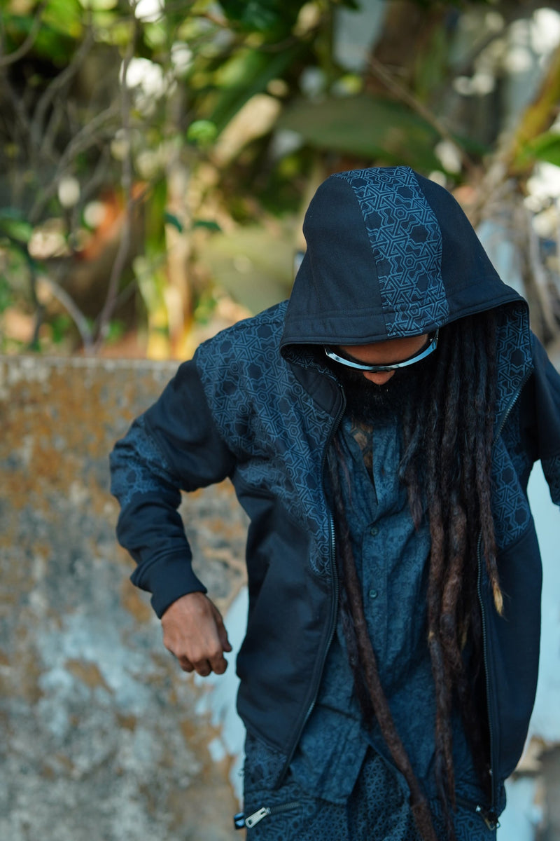 Pythagoras - Cotton Fleece Hoodies for Men with Psychedelic Print