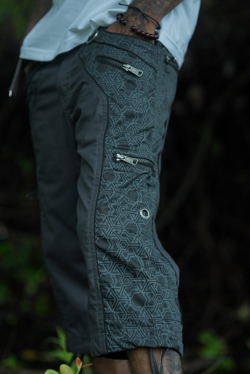 Pythagoras | Men's Cyberpunk NY Cargo Shorts