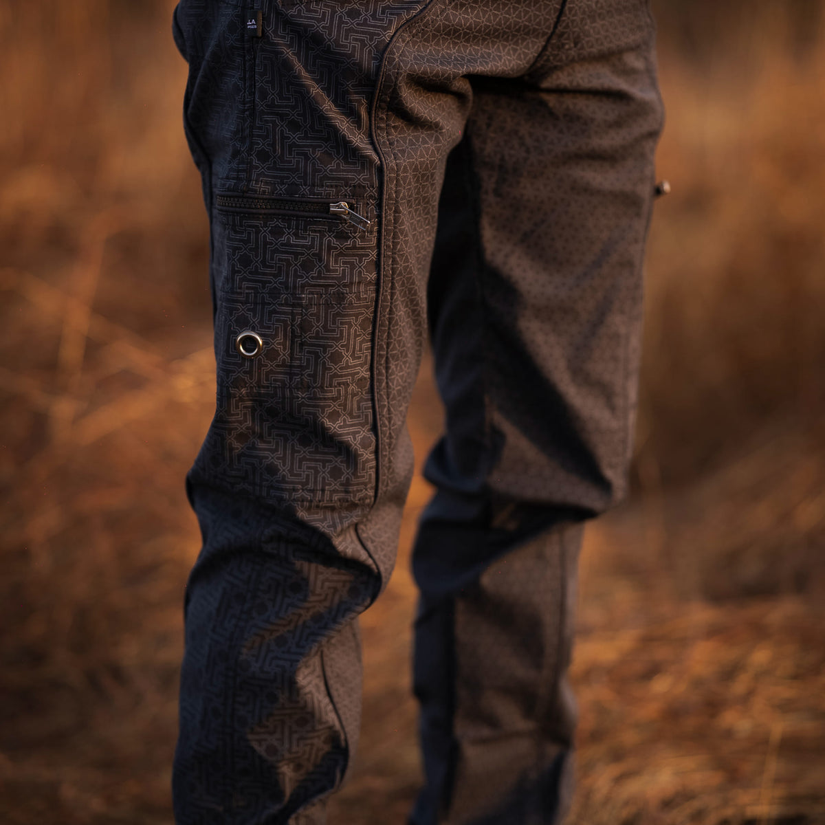 Shri Yantra Grey NY Pants