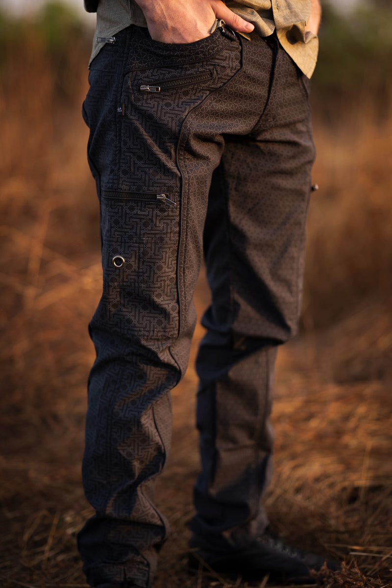 Shri Yantra Grey NY Pants