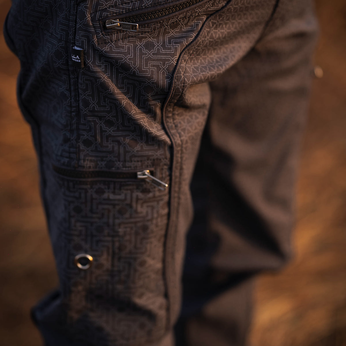 Shri Yantra Grey NY Pants
