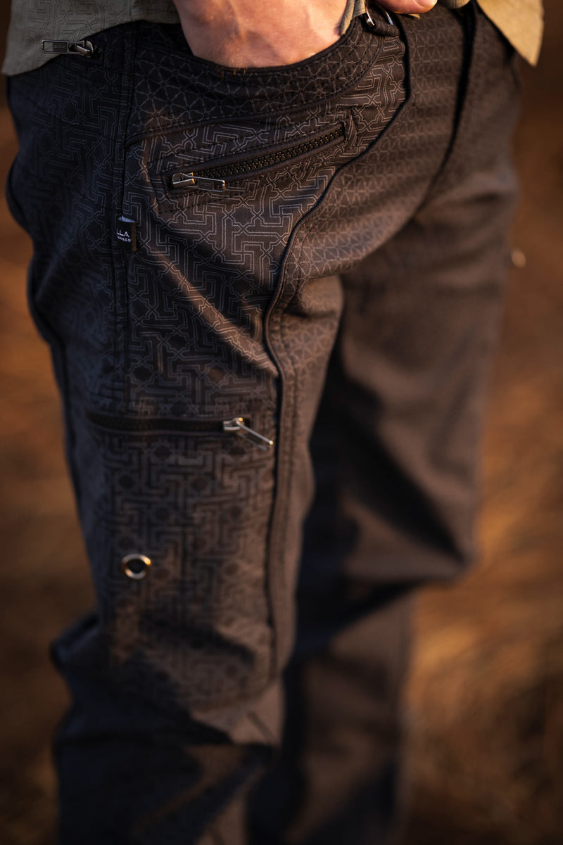 Shri Yantra Grey NY Pants