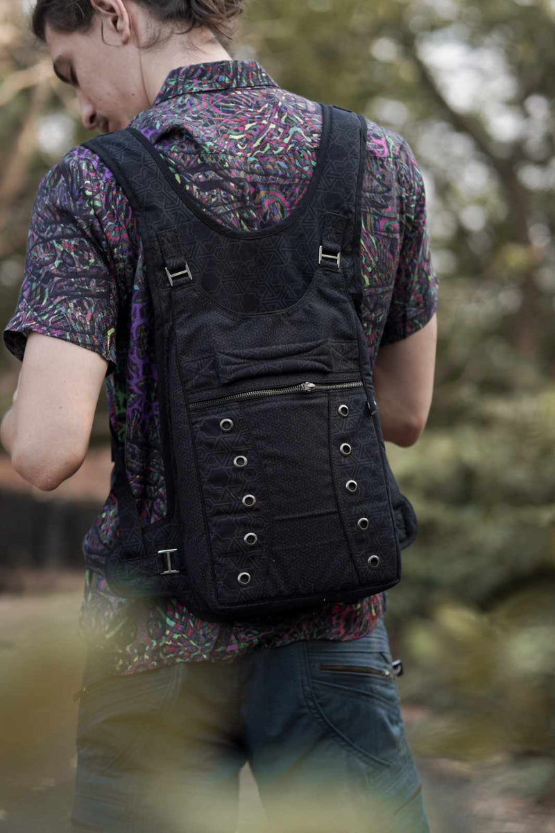 ABSTRACT PYTHAGORAS Ninja Bag | Sacred Geometry Print Multi Purpose Bag pack