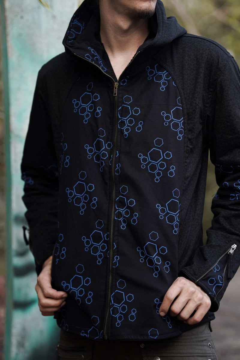 ABSTRACT DWELL - Men's Printed Heavy Cotton Jacket