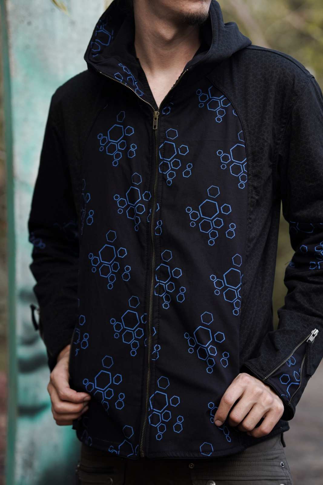 ABSTRACT DWELL - Men's Printed Heavy Cotton Jacket