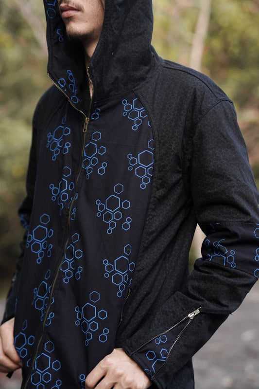 ABSTRACT DWELL - Men's Printed Heavy Cotton Jacket