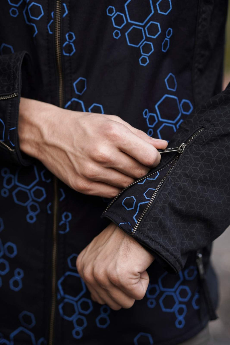 ABSTRACT DWELL - Men's Printed Heavy Cotton Jacket