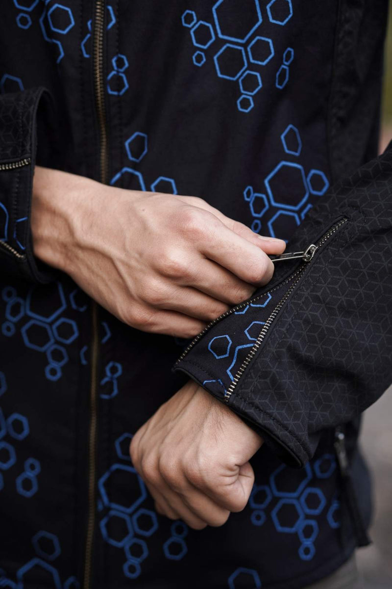 ABSTRACT DWELL - Men's Printed Heavy Cotton Jacket
