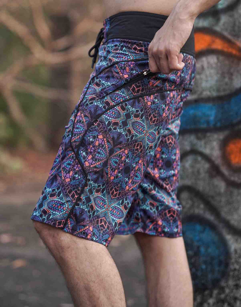 Kaleidoscope | Men's Swim Board Shorts Art Wear Shorts