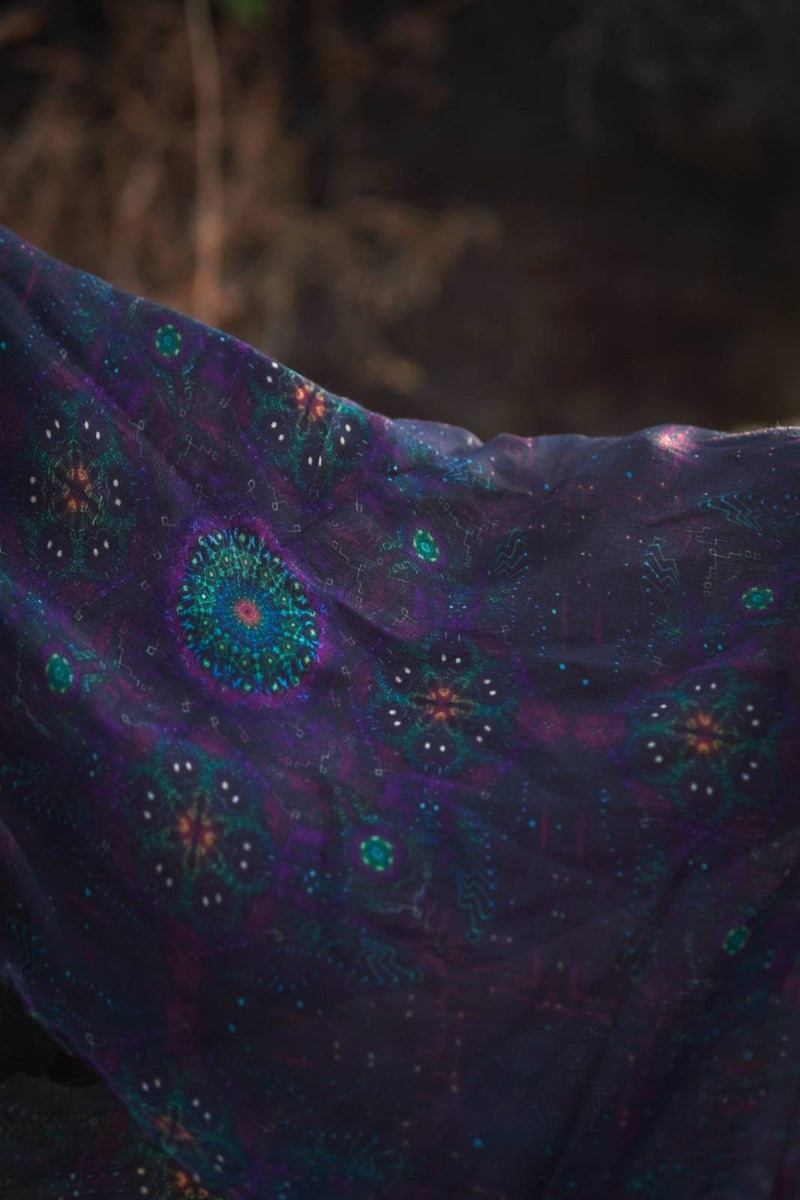 Transcendence | Bamboo Fabric Scarf | Lightweight Summer Beach Scarf