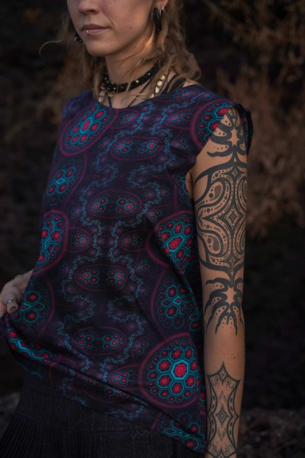 MOLECULE HAZE | Unisex Psychedelic Art Wear Tank T-shirts