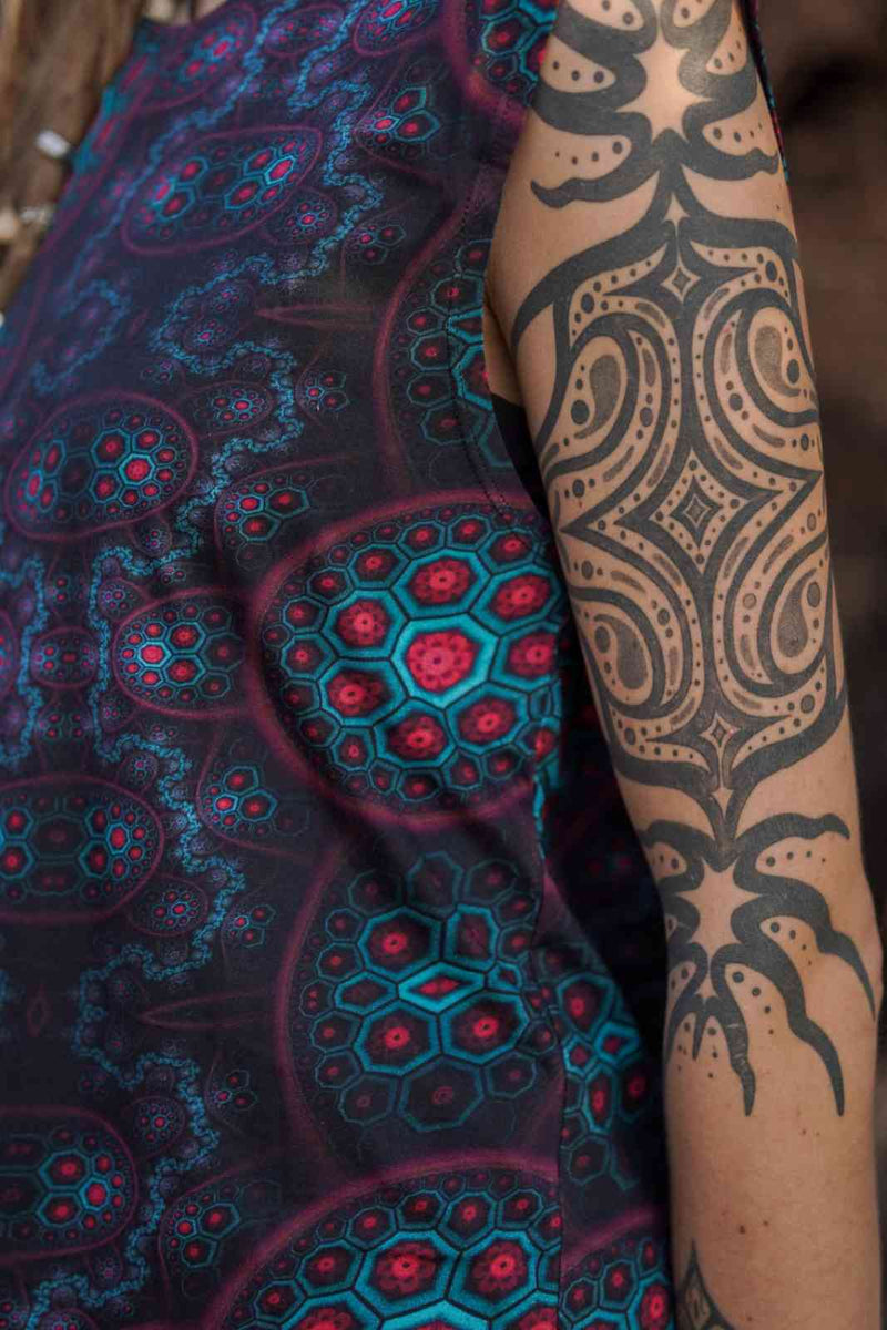 MOLECULE HAZE | Unisex Psychedelic Art Wear Tank T-shirts