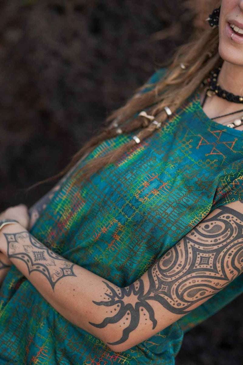 BLUE DREAMS | Unisex Psychedelic Art Wear Tank T-shirts