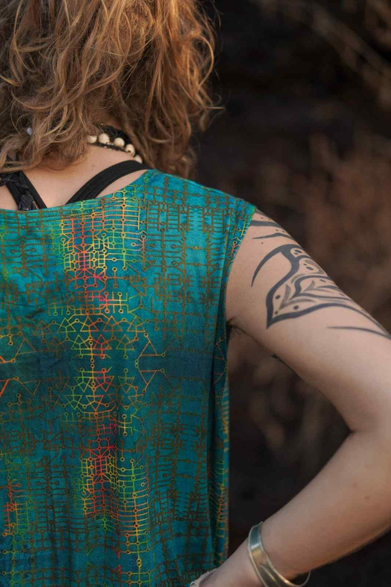 BLUE DREAMS | Unisex Psychedelic Art Wear Tank T-shirts