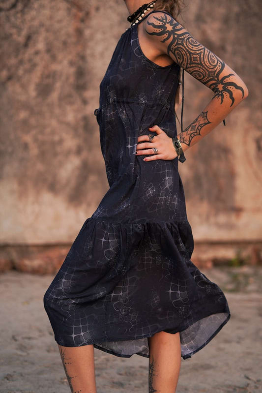 Levitance - Empire Dress Boho Bamboo Women's Long Dress