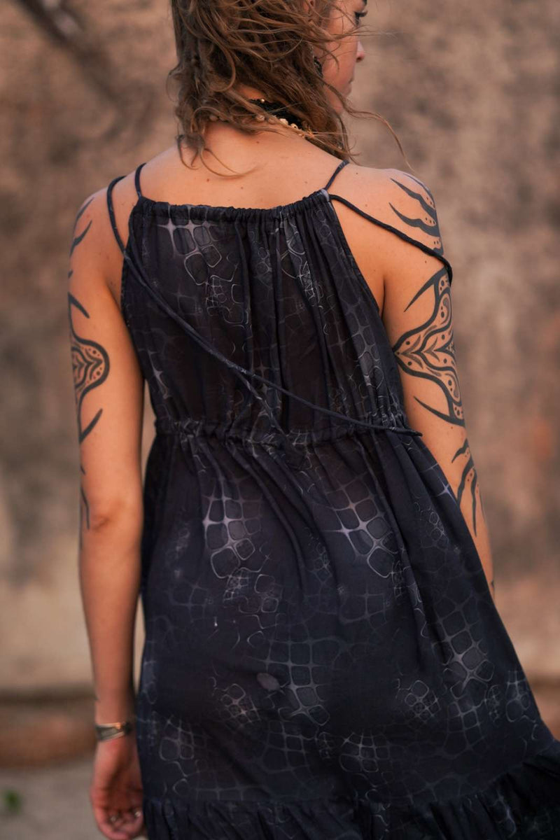 Levitance - Empire Dress Boho Bamboo Women's Long Dress