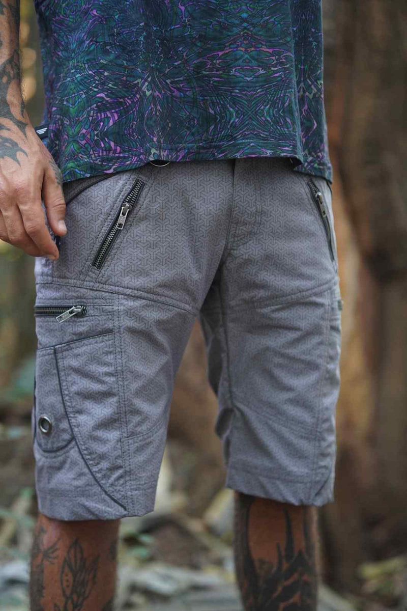 Eternity Knot LA Cargo Shorts - Psychedelic Print Shorts