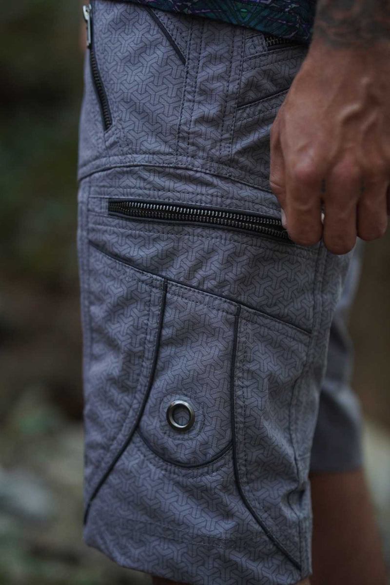 Eternity Knot LA Cargo Shorts - Psychedelic Print Shorts