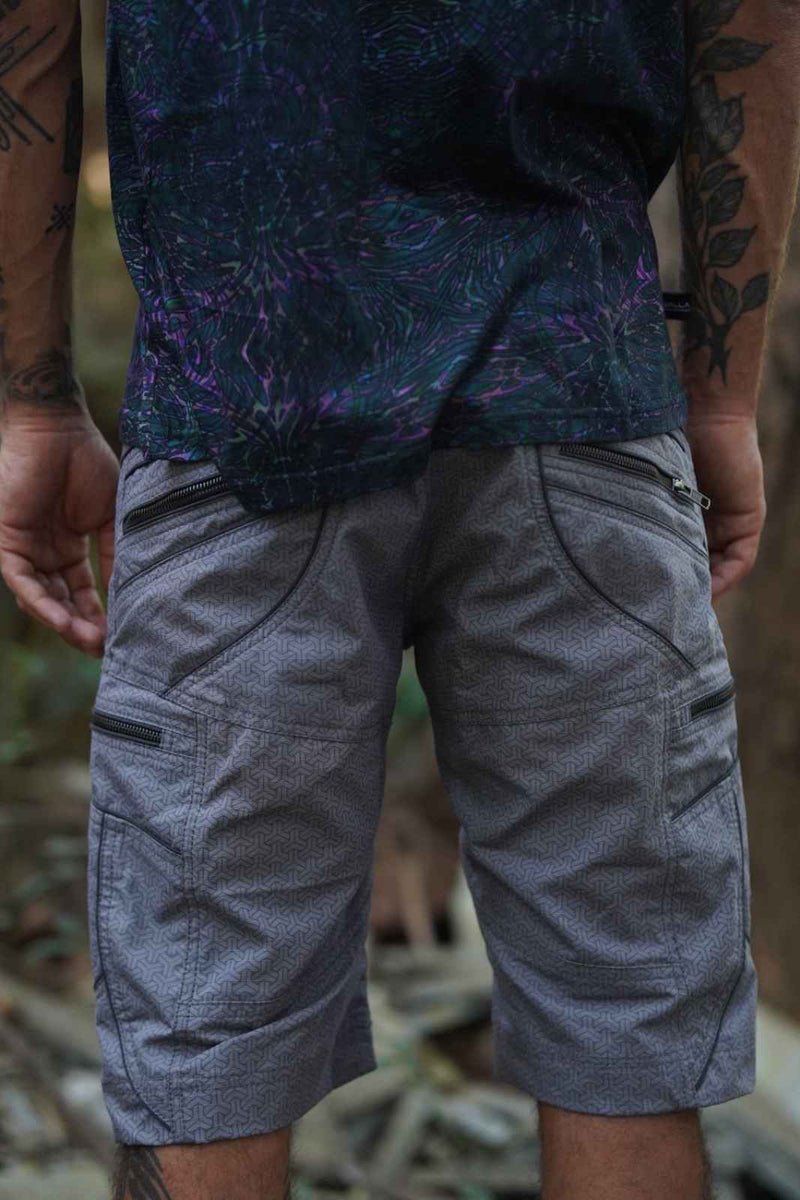 Eternity Knot LA Cargo Shorts - Psychedelic Print Shorts