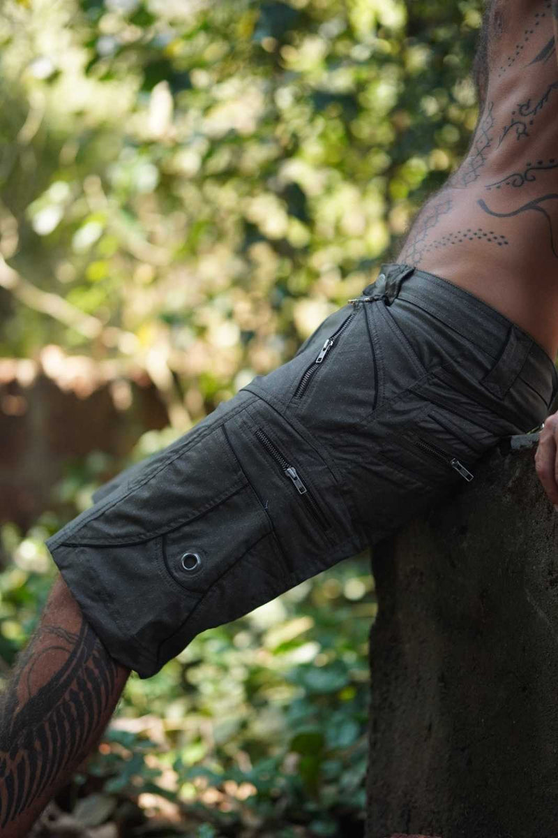 Clover Vortex LA Cargo Shorts - Psychedelic Print Shorts