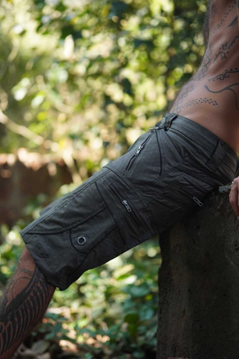 Clover Vortex LA Cargo Shorts - Psychedelic Print Shorts