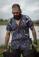 SHEN RON men's bamboo fiber button down shirt front view