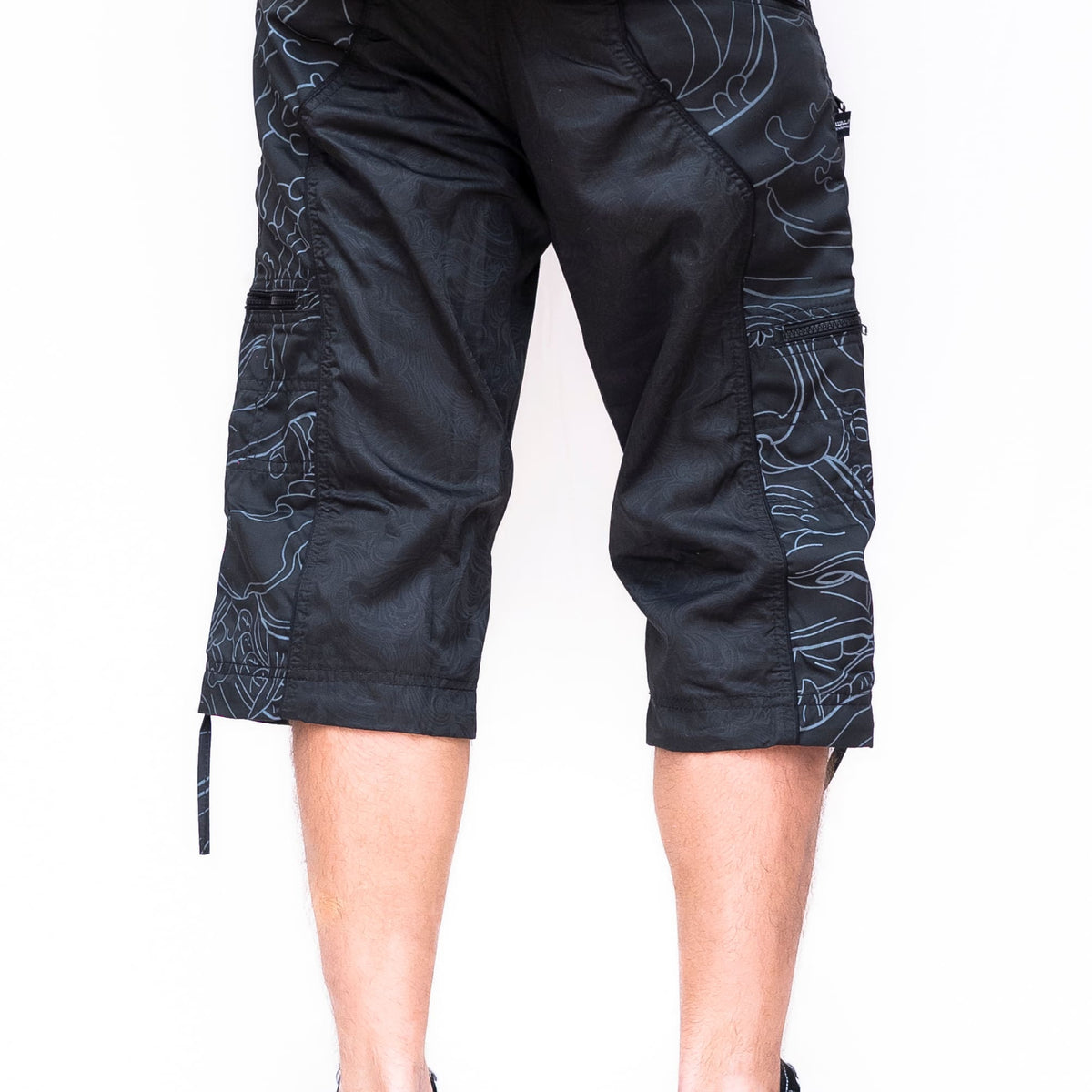 XING-YANG NY 3/4 Cargo Shorts | Post-Apocalyptic Steampunk Shorts