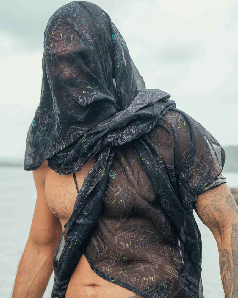 XENOMORPH | Bamboo - Modal Fabric Scarf | Lightweight Summer Beach Scarf