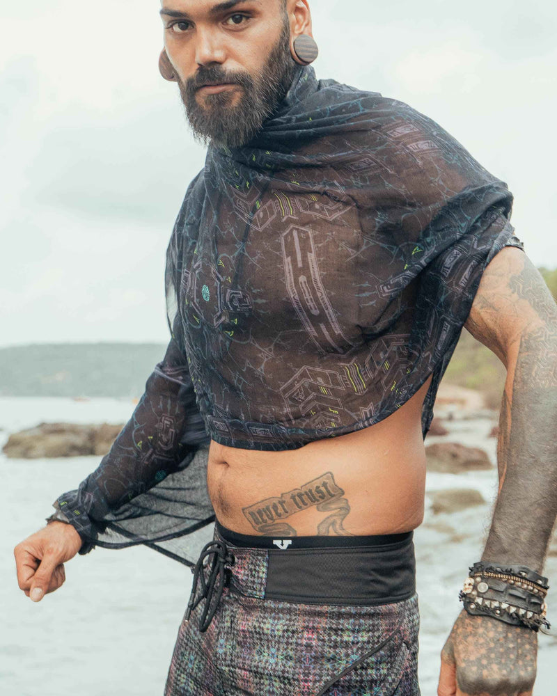 XENOMORPH | Bamboo - Modal Fabric Scarf | Lightweight Summer Beach Scarf