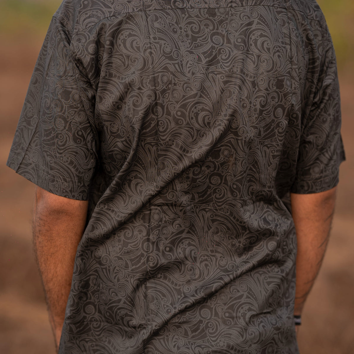 YING YANG - Men's Partywear Short Sleeve Shirt | Printed Clubwear Shirts for Men