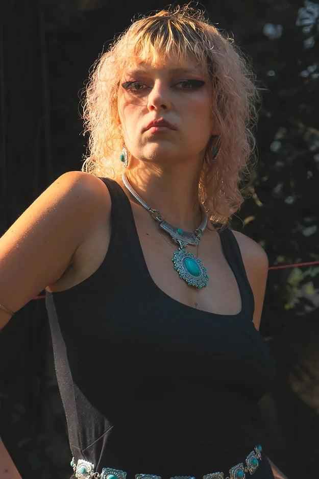 ASTRAL VOID | Women's Selvia Stretchable Cotton Lycra Dress | Boho Black Dress