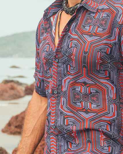 METANOIA | Men's Bamboo Shirts | Cyberpunk Style Shirt