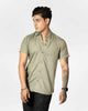 VAAYU - Khaki Men's Short Sleeve Viscose Shirts Printed Casualwear Shirts