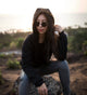 EPIC | Women's Hoodie Jacket | Dystopian Fashion Black Zipper Hoodie Jacket