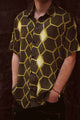 HONEYCOMB - Men's Short Sleeve Bamboo Shirt | Eco-Friendly Boho Shirts for Men