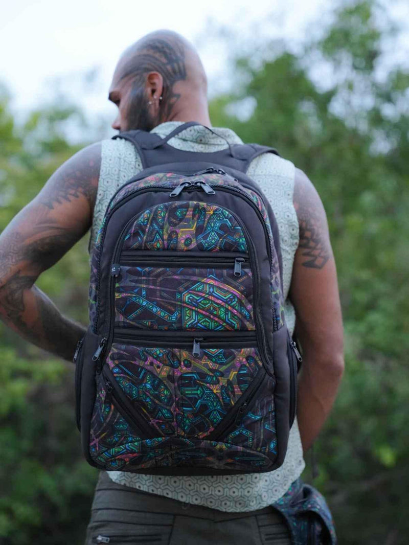 Festival Backpack Travel Laptop Bag Multi Purpose Bag Rave Shoulder-bag