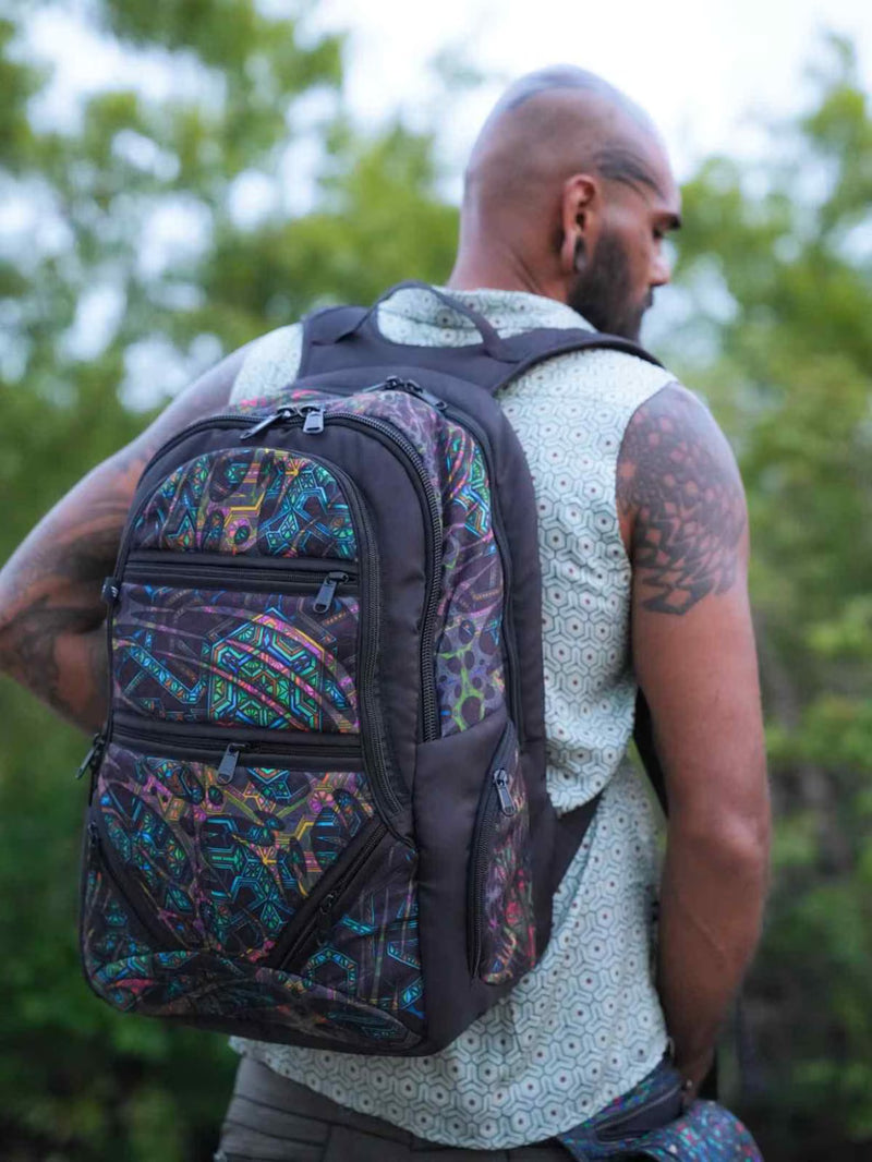 Festival Backpack Travel Laptop Bag Multi Purpose Bag Rave Shoulder-bag
