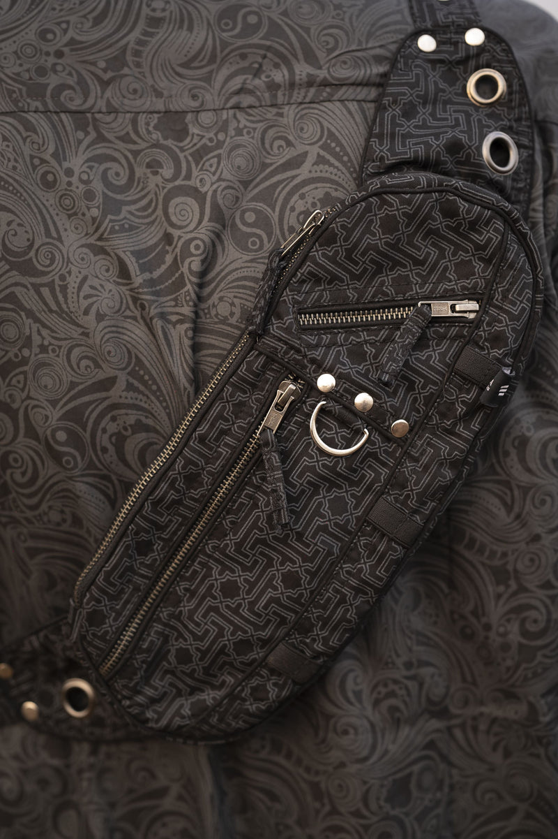 AZTEC BAGS - Yantra Screenprinted Cross Bag