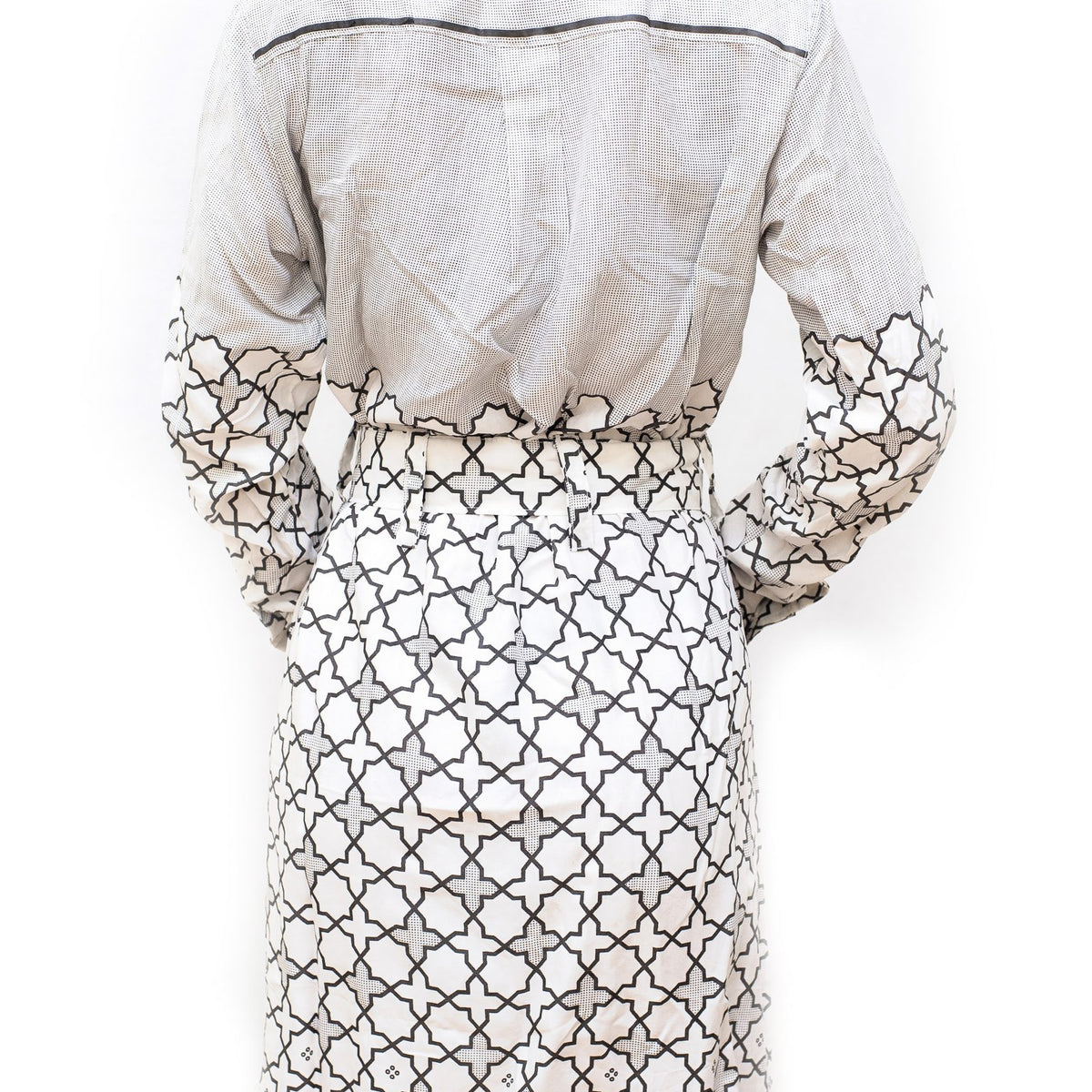 SWASTIK | Women's Viscose Shirt Dress with Belt | Printed Button-up Shirt Dress